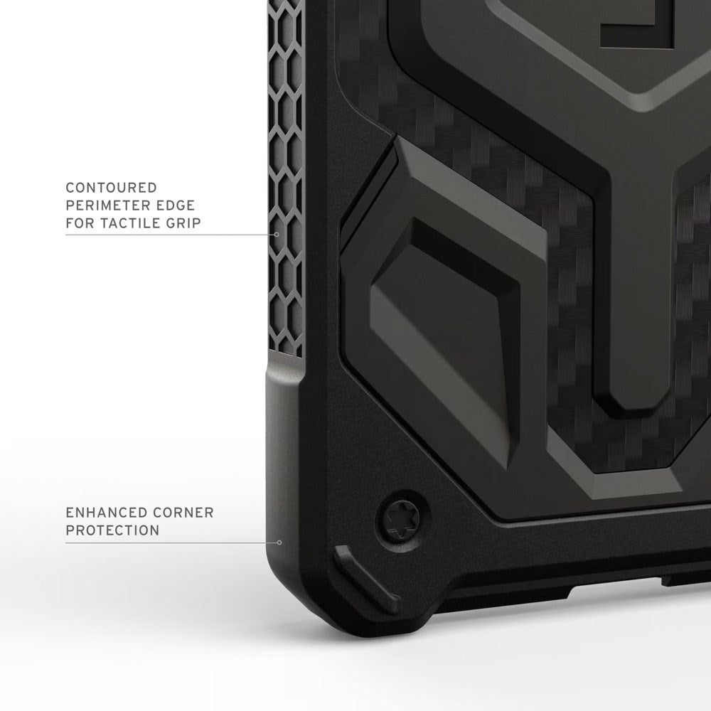 UAG Samsung Galaxy S26+ (Plus) Monarch Pro Carbon Hybrid Bagside Cover - MagSafe Kompatibel - Sort