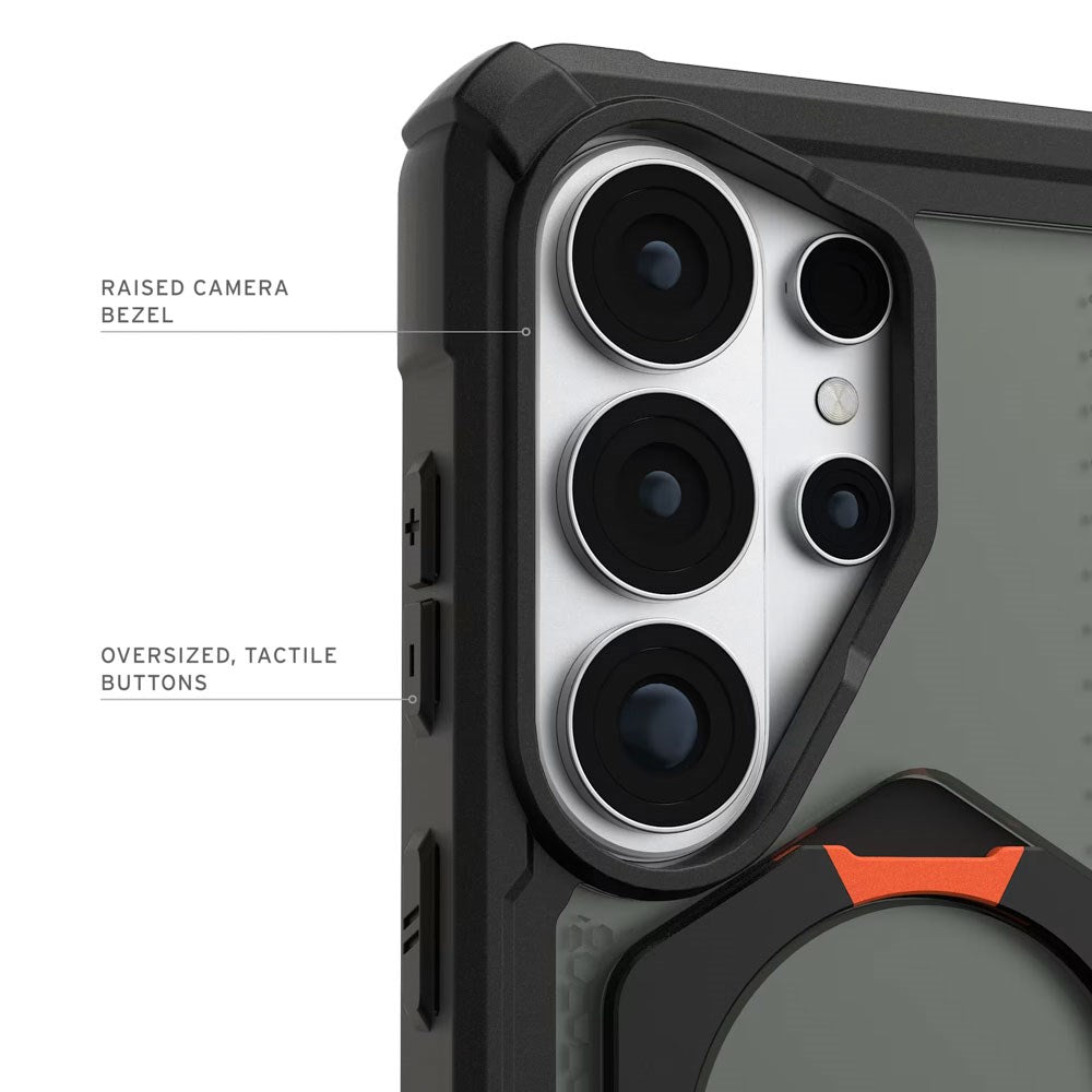 UAG Samsung Galaxy S26 Ultra Plasma XTE Bagside Cover - MagSafe Kompatibel - Sort / Orange