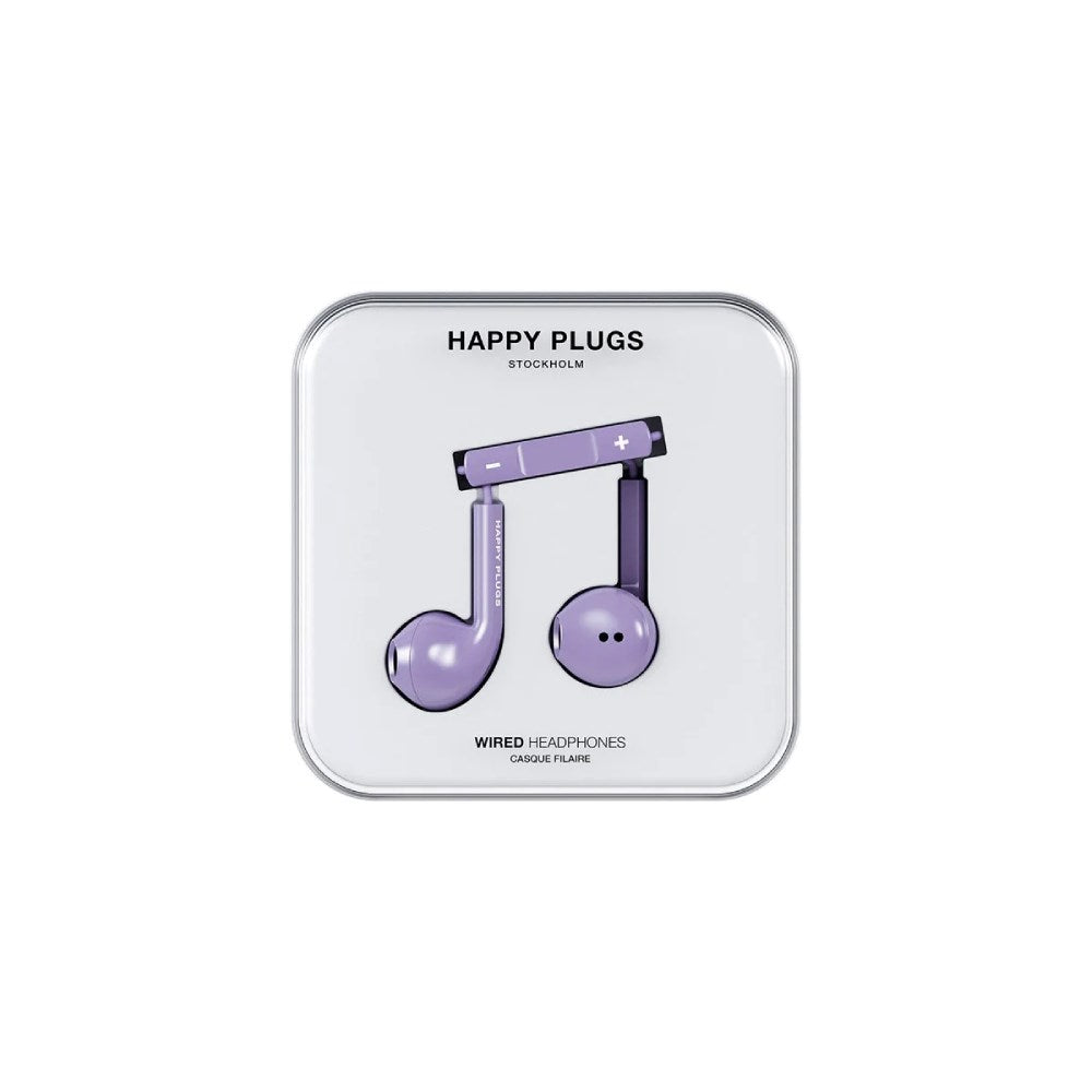 Happy Plugs Kablet Høretelefoner m. USB-C - In-Ear - Lilla