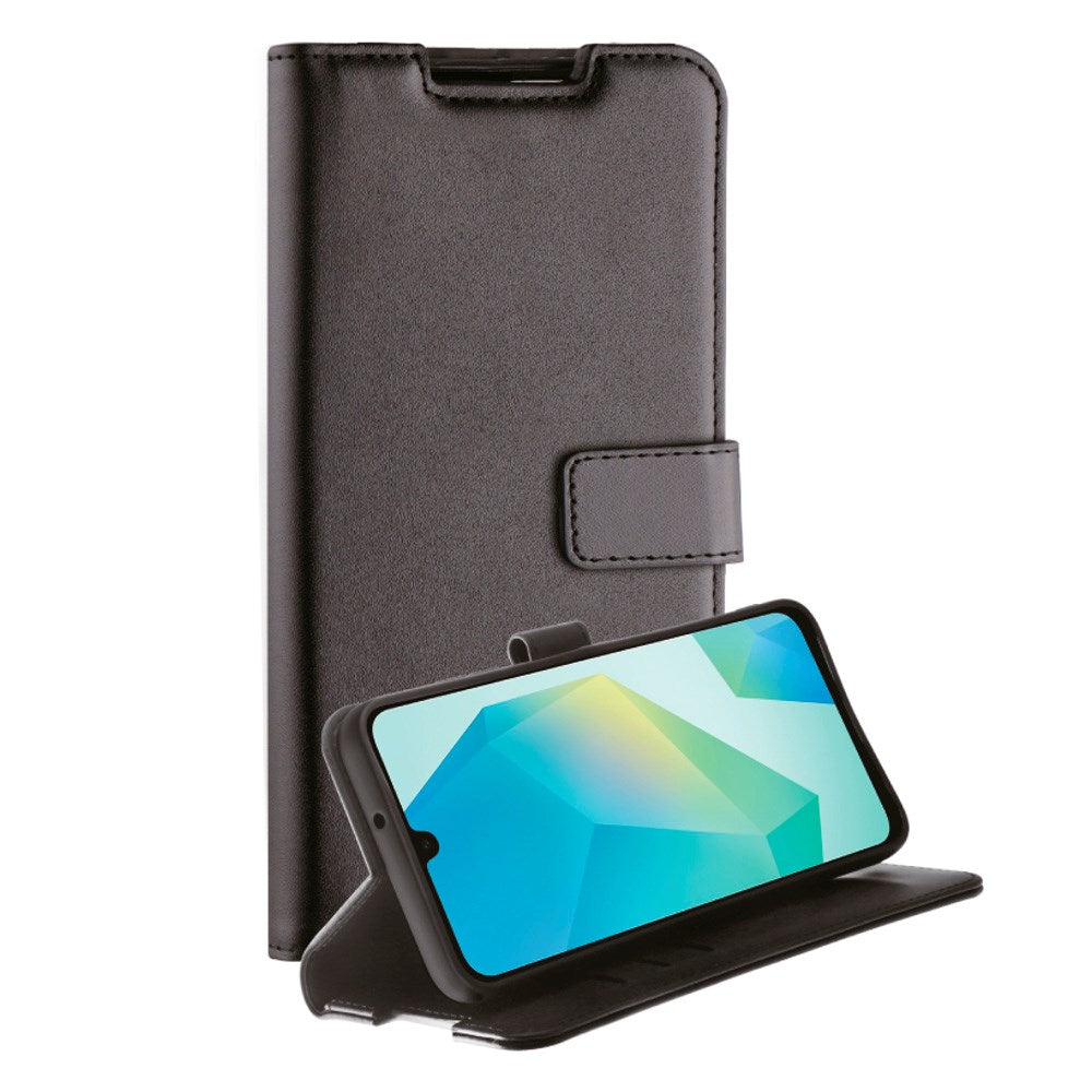 Vivanco Classic Wallet Flip Cover m. Pung - Samsung Galaxy A16 - Sort