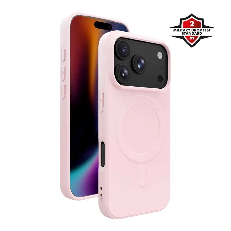 iPhone 18 Pro / 17 Pro X2O Mag Color Bagside Cover - MagSafe Kompatibel - Lyserød