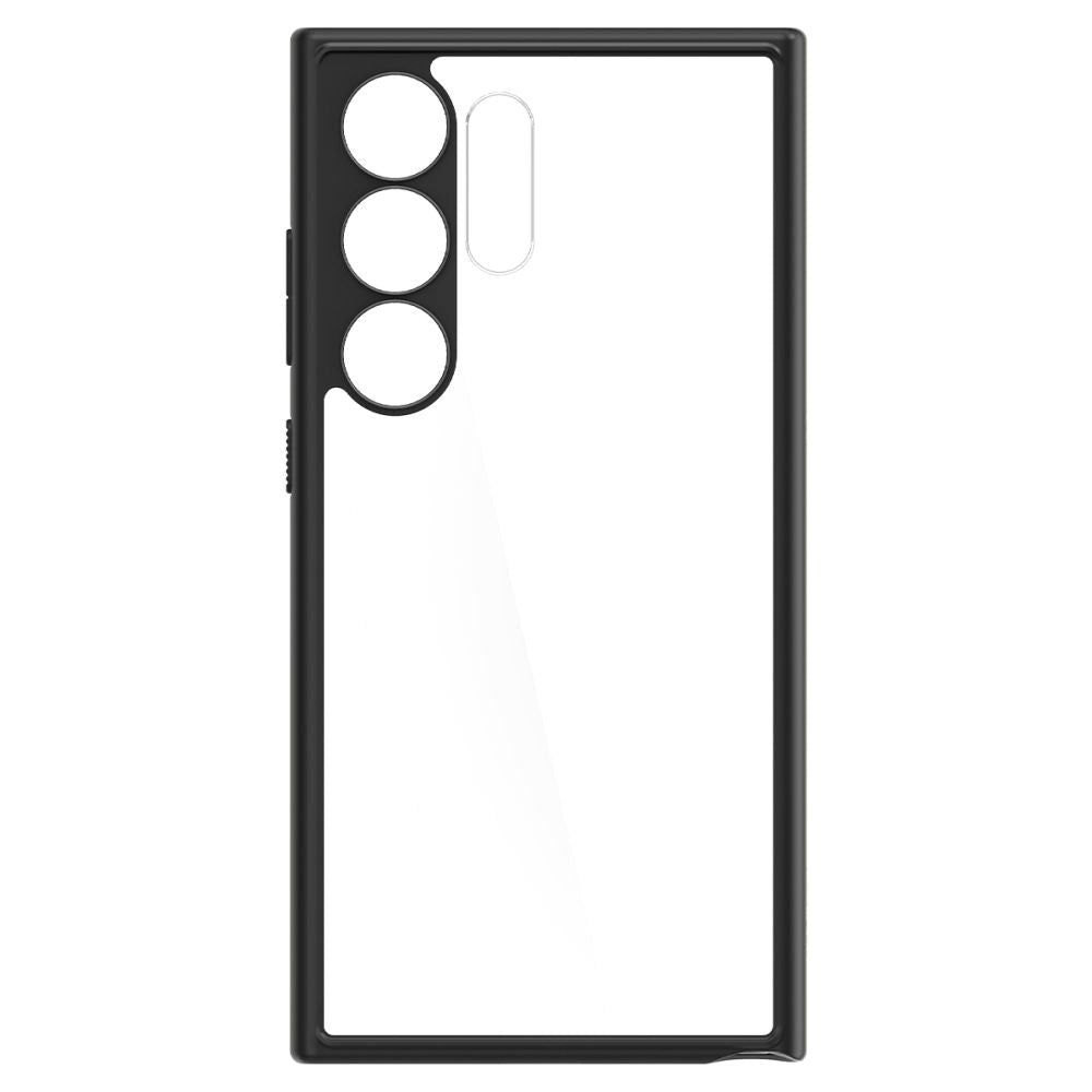 Samsung Galaxy S24 Ultra Spigen Ultra Hybrid Case - Gennemsigtig / Sort