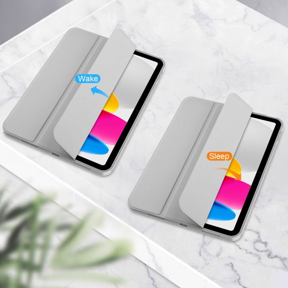 Tech-Protect iPad 11" (2025) / iPad 10.9" (2024/2022) SC Cover m. Apple Pencil Holder - Grå