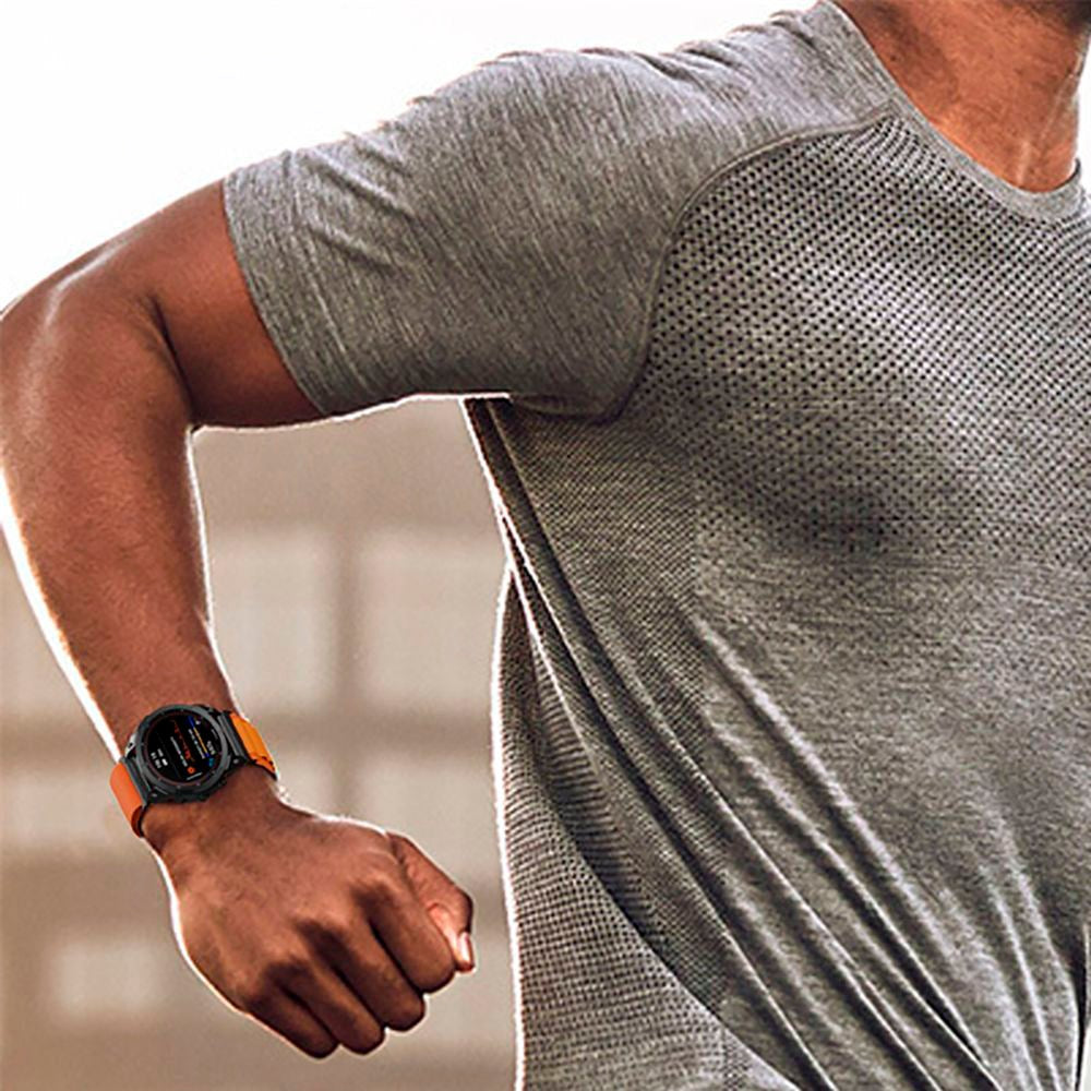 Universal Garmin 26mm QuickFit Tech-Protect Nylon Pro Urrem - Sort