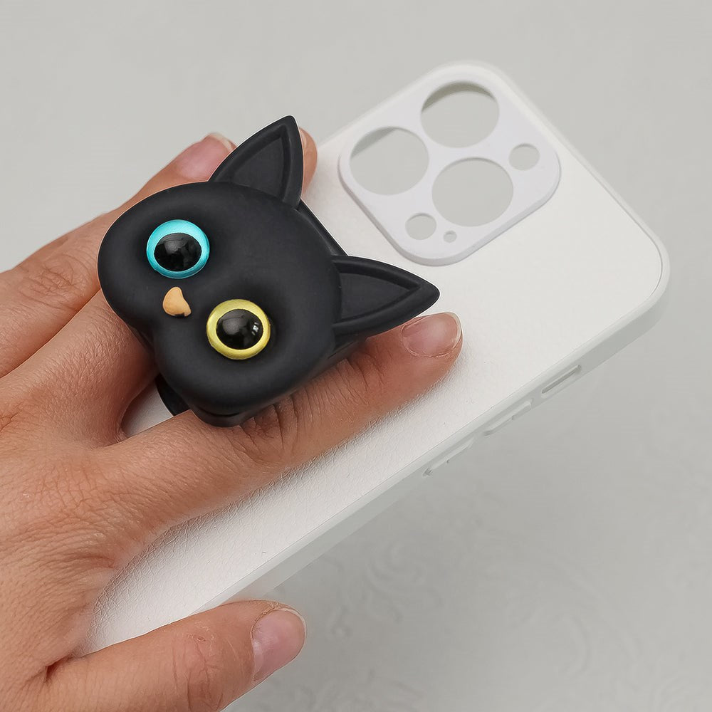 Pop Holder Greb m. Spejl - Kat - Sort