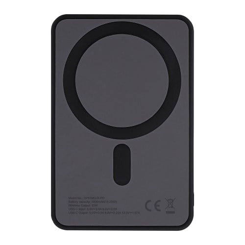 T'NB 5000 mAh MagSafe Powerbank med Stander - Sort