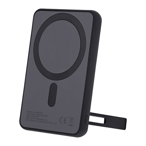 T'NB 5000 mAh MagSafe Powerbank med Stander - Sort