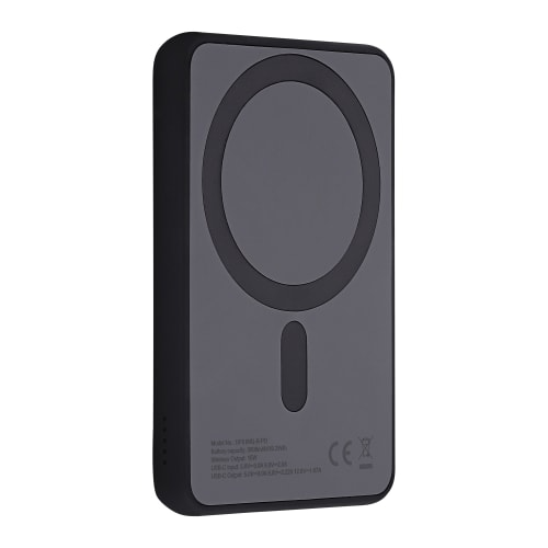 T'NB 5000 mAh MagSafe Powerbank med Stander - Sort