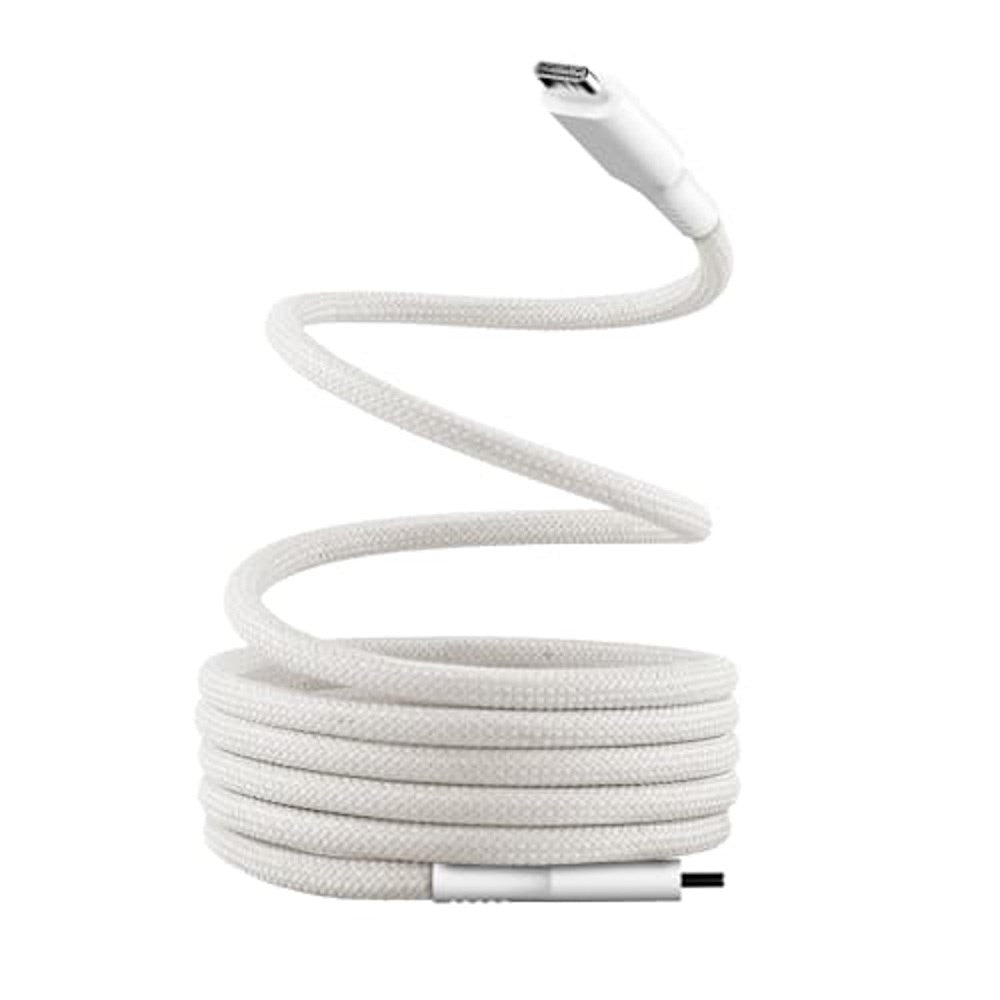 T'NB - 60W Magnetisk USB-C til USB-C Kabel - 1.5m - Hvid