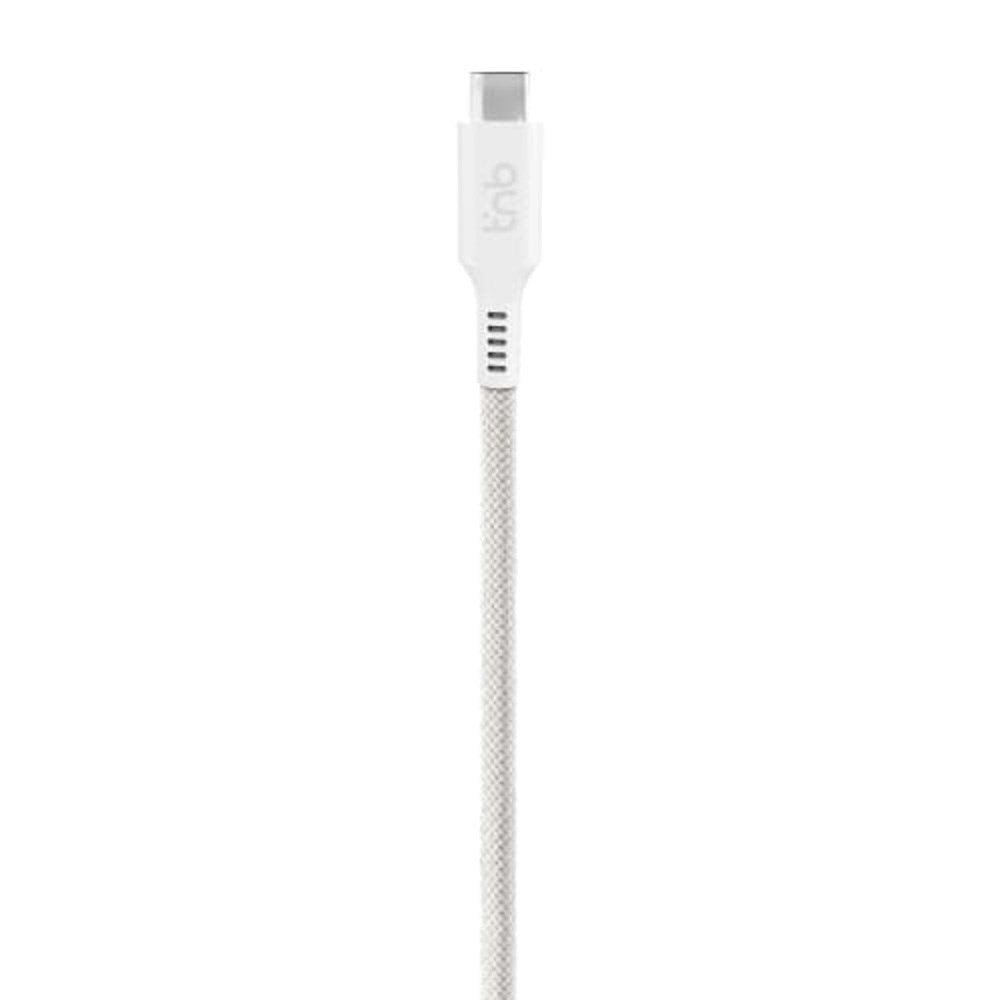 T'NB - 60W Magnetisk USB-C til USB-C Kabel - 1.5m - Hvid