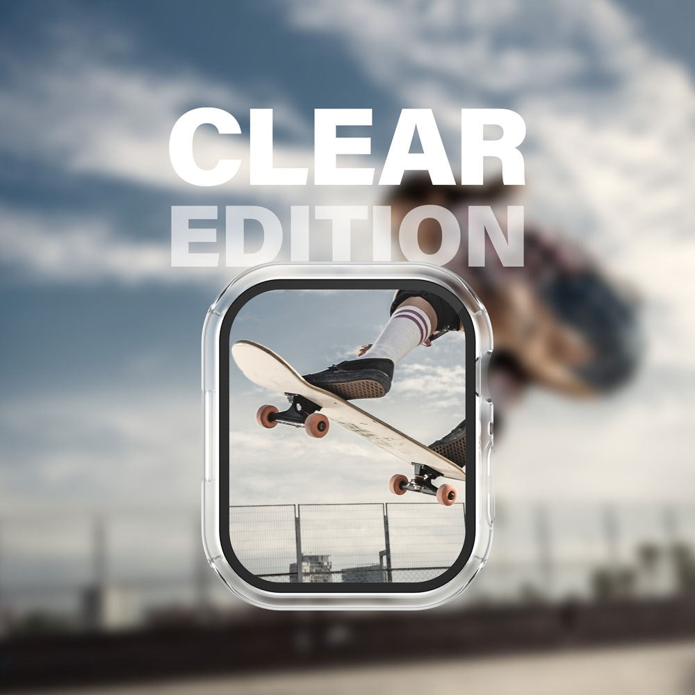 PanzerGlass Apple Watch 11 / 10 (42mm) Snappie Full Body Slim Cover + Indbygget Skærmbeskyttelse - Transparent