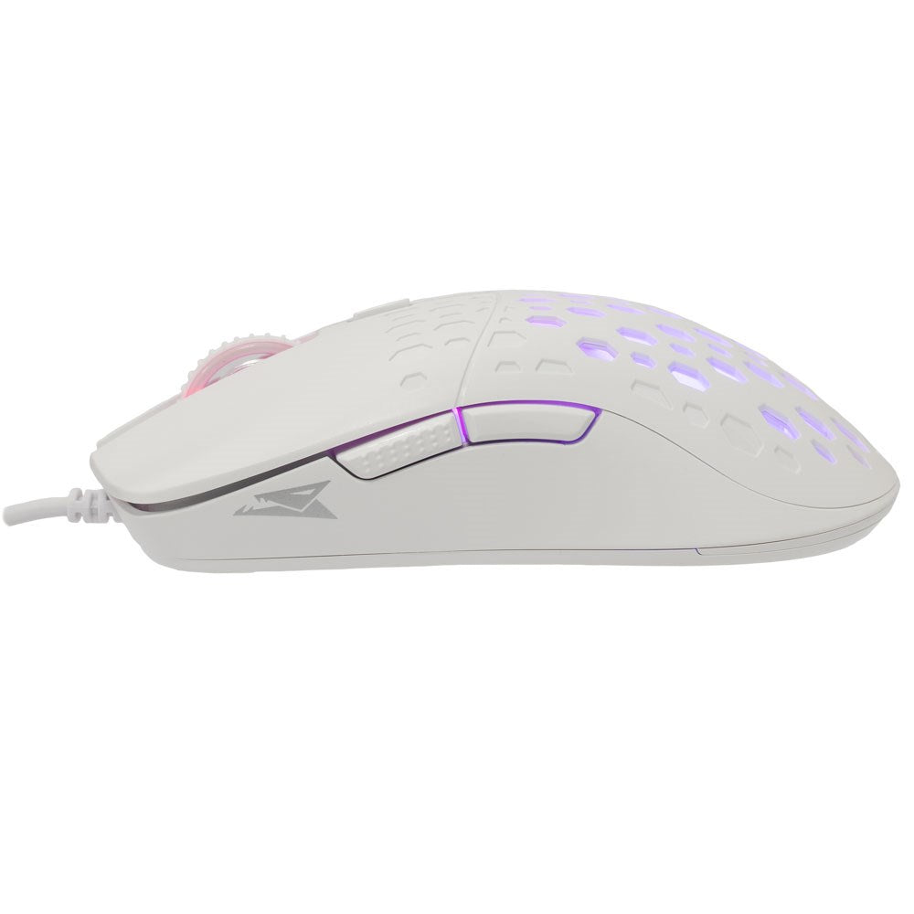 Baracuda OCTOPUS 6D / 3600 DPI Gaming Mus - Hvid