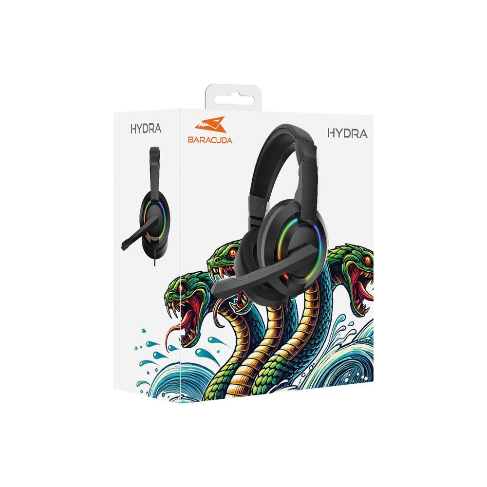 Baracuda HYDRO Gaming Headset - On-Ear - Sort