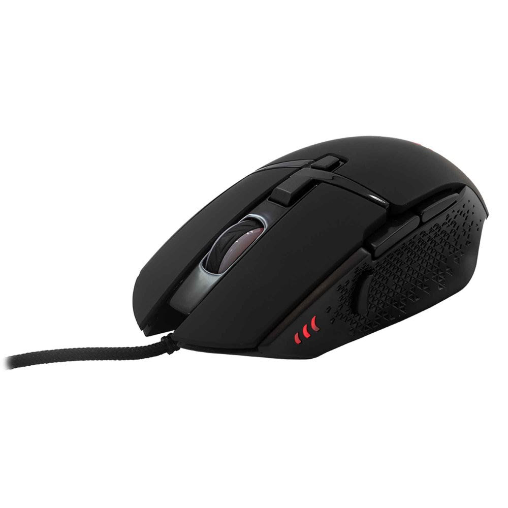 Baracuda RAPTOR 8D / 6400 DPI Gaming Mus - Sort