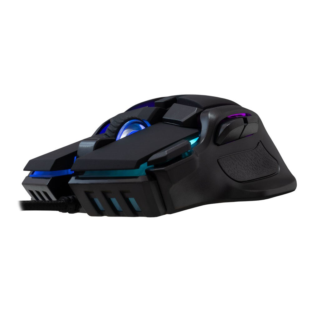 Baracuda PIRANHA 7D / 7200 DPI Gaming Mus - Sort