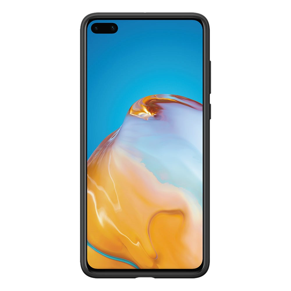 Original Huawei P40 PU Cover - Sort