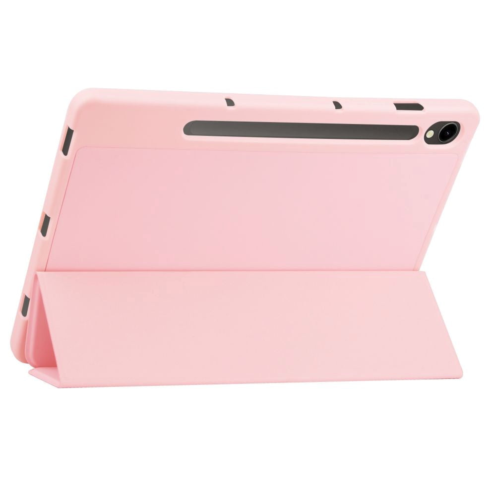 Samsung Galaxy Tab S10 FE / S9 FE Tech-Protect SC Tri-Fold Cover - Lyserød