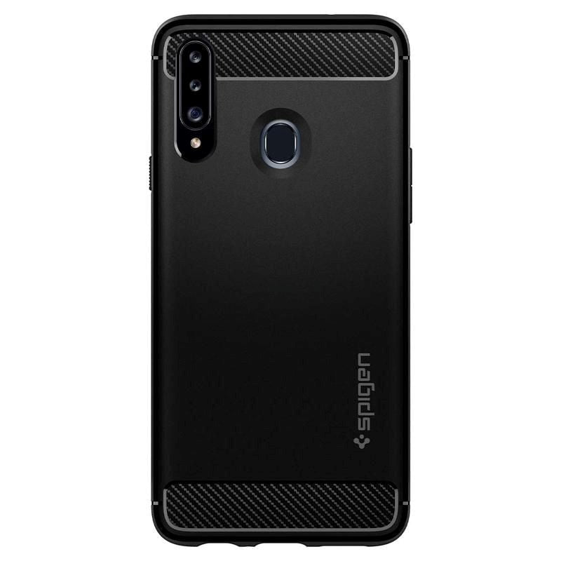 Samsung Galaxy A20s Spigen Rugged Armor Cover Sort