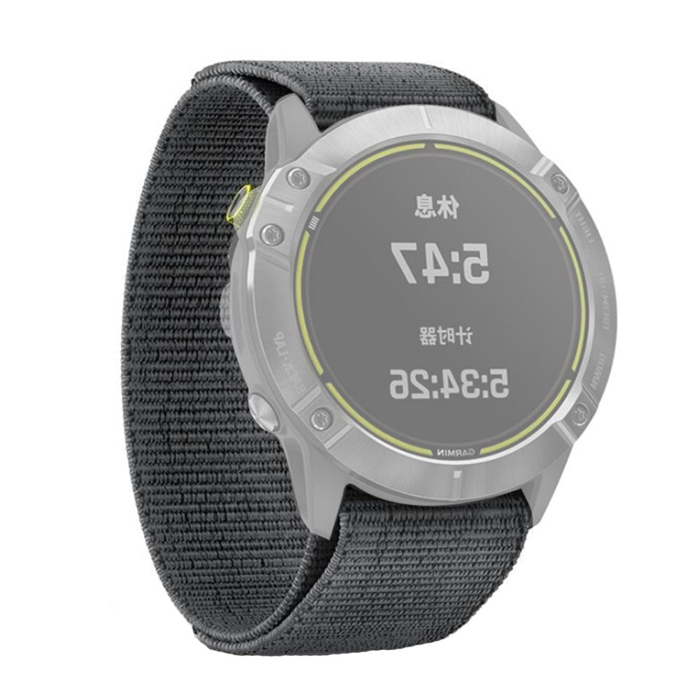 Universal Garmin 26mm Nylon Rem - Grå