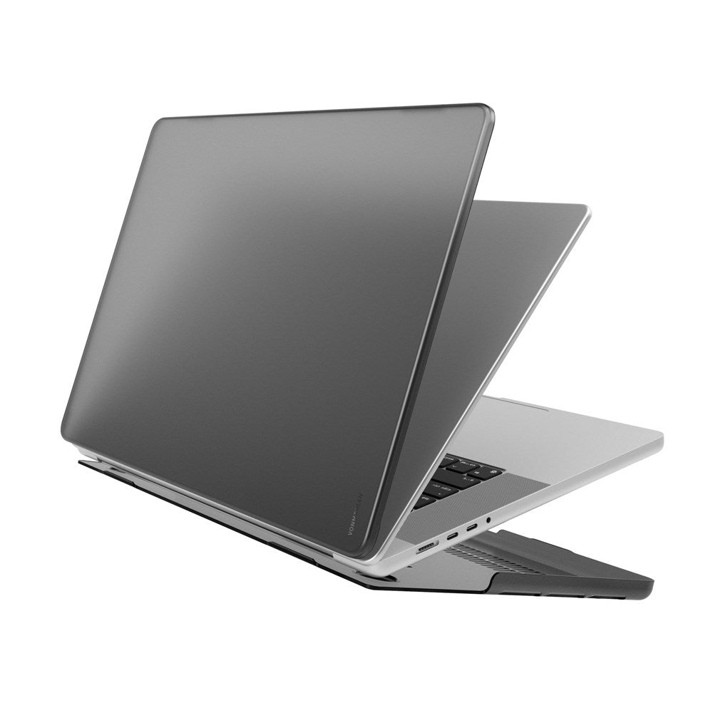 Vonmählen Transparent Case - MacBook Air 13" M2/M3/M4 (2022-2025) - Mat Sort/Gennemsigtig
