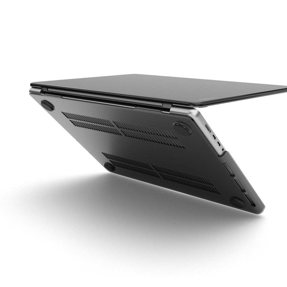 Vonmählen Transparent Case - MacBook Air 13" M2/M3/M4 (2022-2025) - Gennemsigtig/Sort