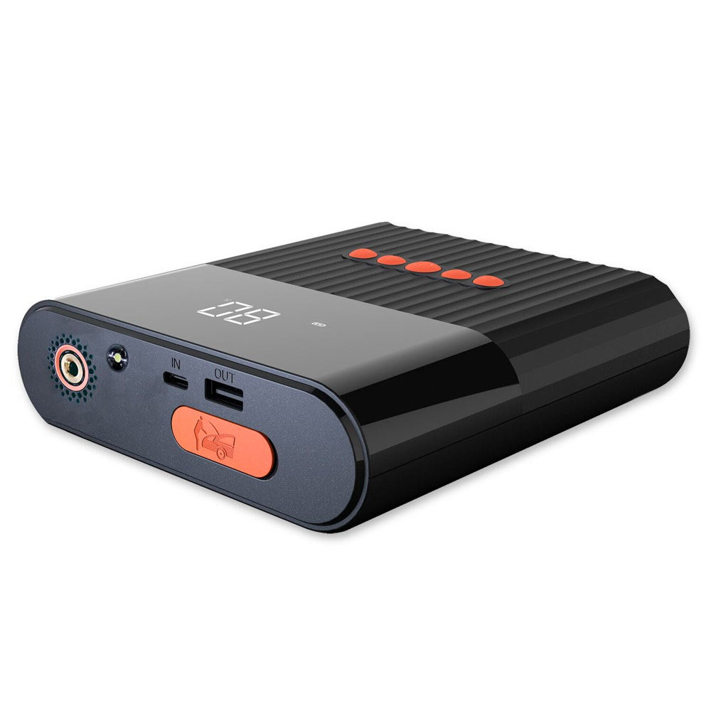 4smarts PitStop+ 8800mAh Powerbank - inkl. Kompressor & Lygte - Sort