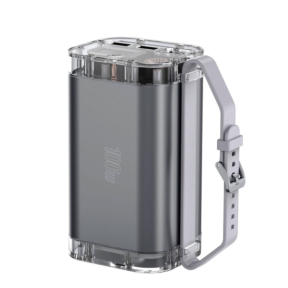 4smarts Powerbank Lucid Ultra m. 40.000mAh & 100W - Grå