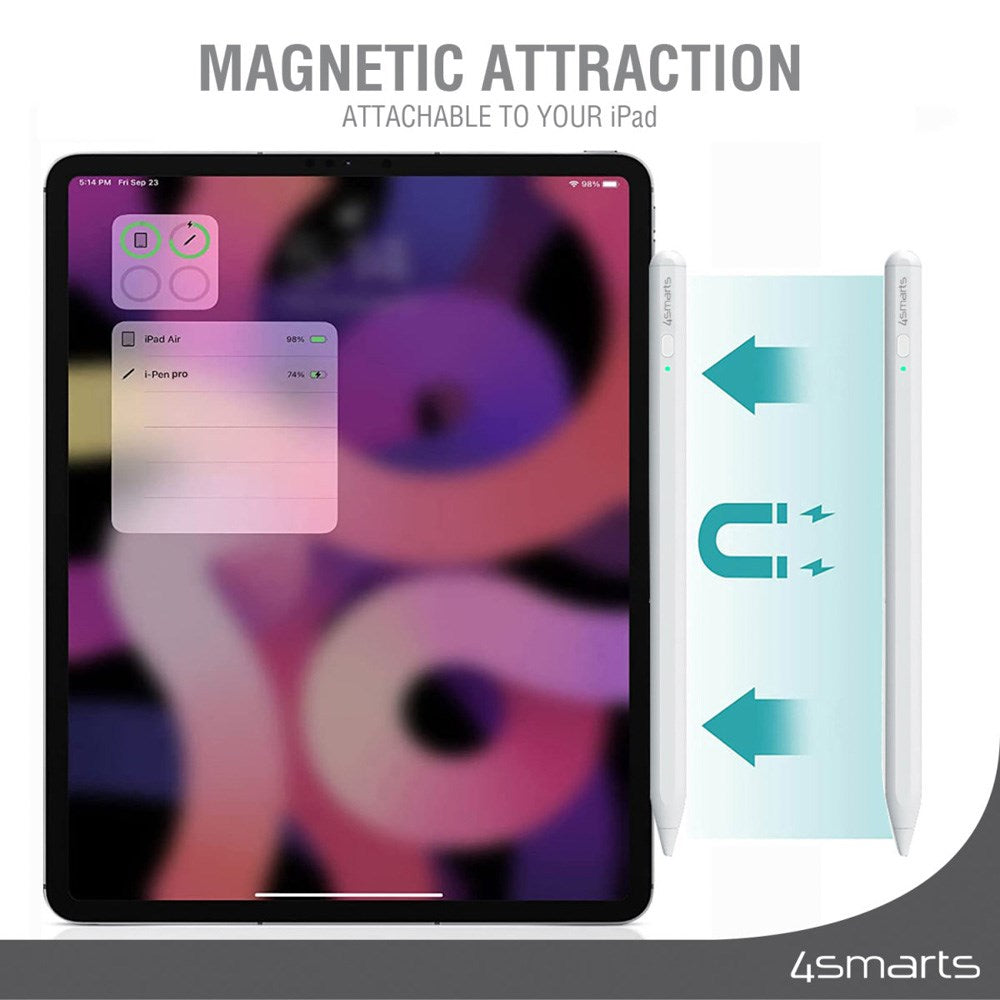 Active Stylus Pen Pro 3 - 4smarts - Hvid