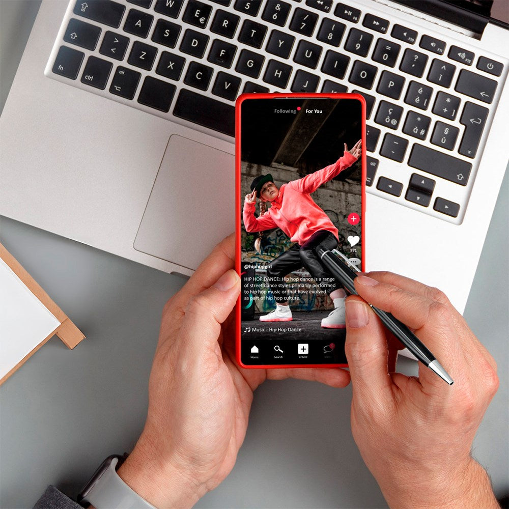 4smarts Elegance 2-i-1 Stylus Pen - Sort