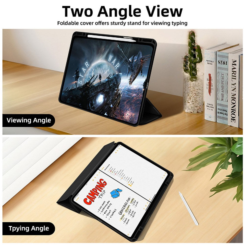 iPad Pro 13" (2025 / 2024) 4smarts Basic Folio Cover m. Pen Holder - Sort