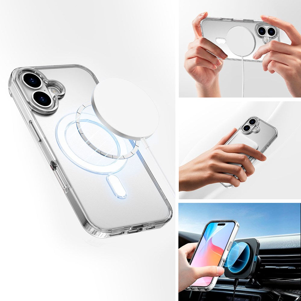 iPhone 16 4smarts 360° Premium Protection Set (MagSafe Bagside Cover + Skærmbeskyttelse)