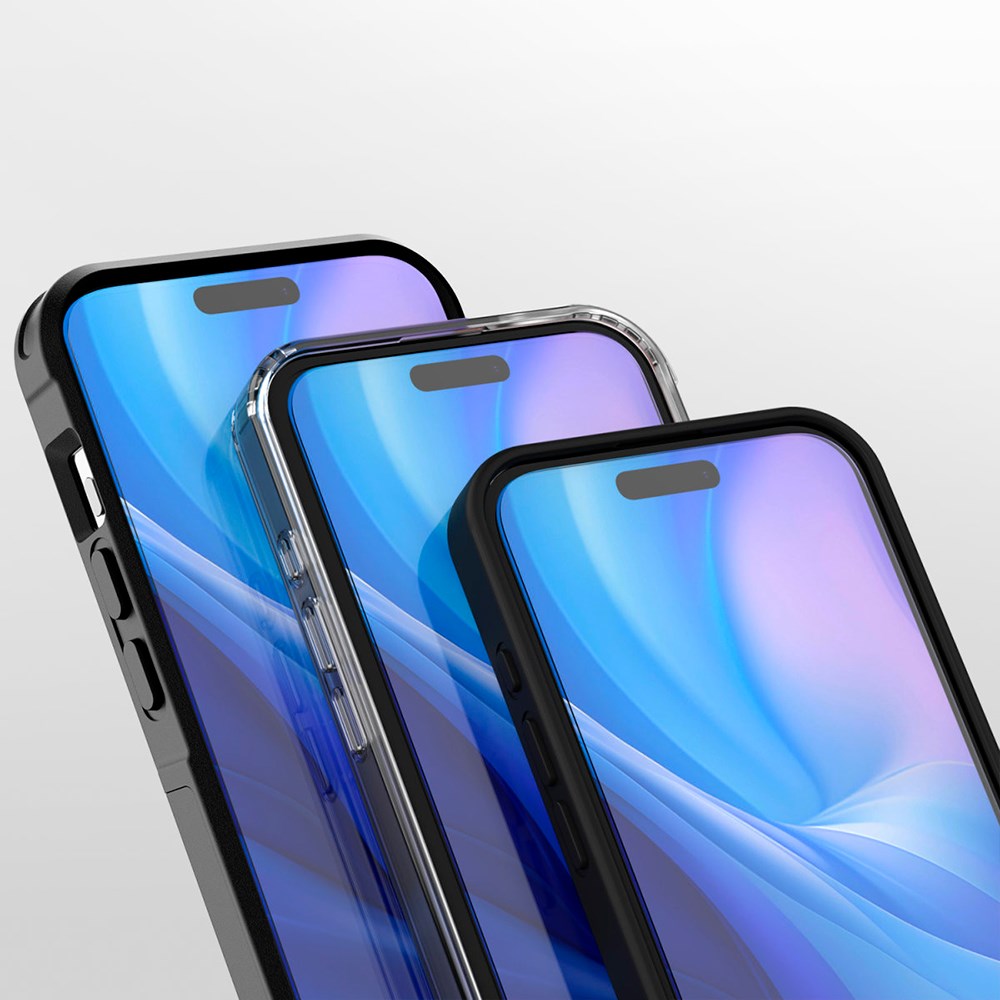 iPhone 16 Pro 4smarts Second Glass Hærdet Glas m. Monteringsramme - Case Friendly - Gennemsigtig