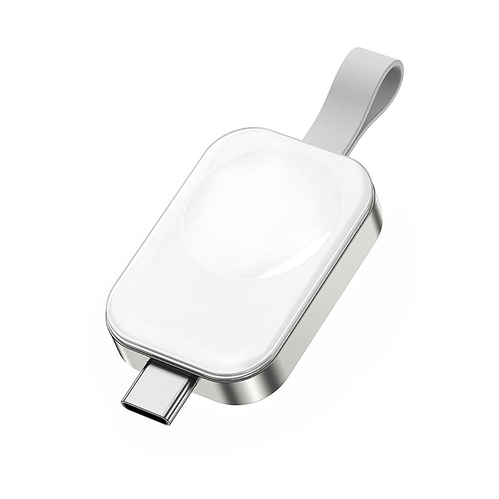 Trådløs Oplader - 4smarts - Apple Watch - USB-C - Hvid