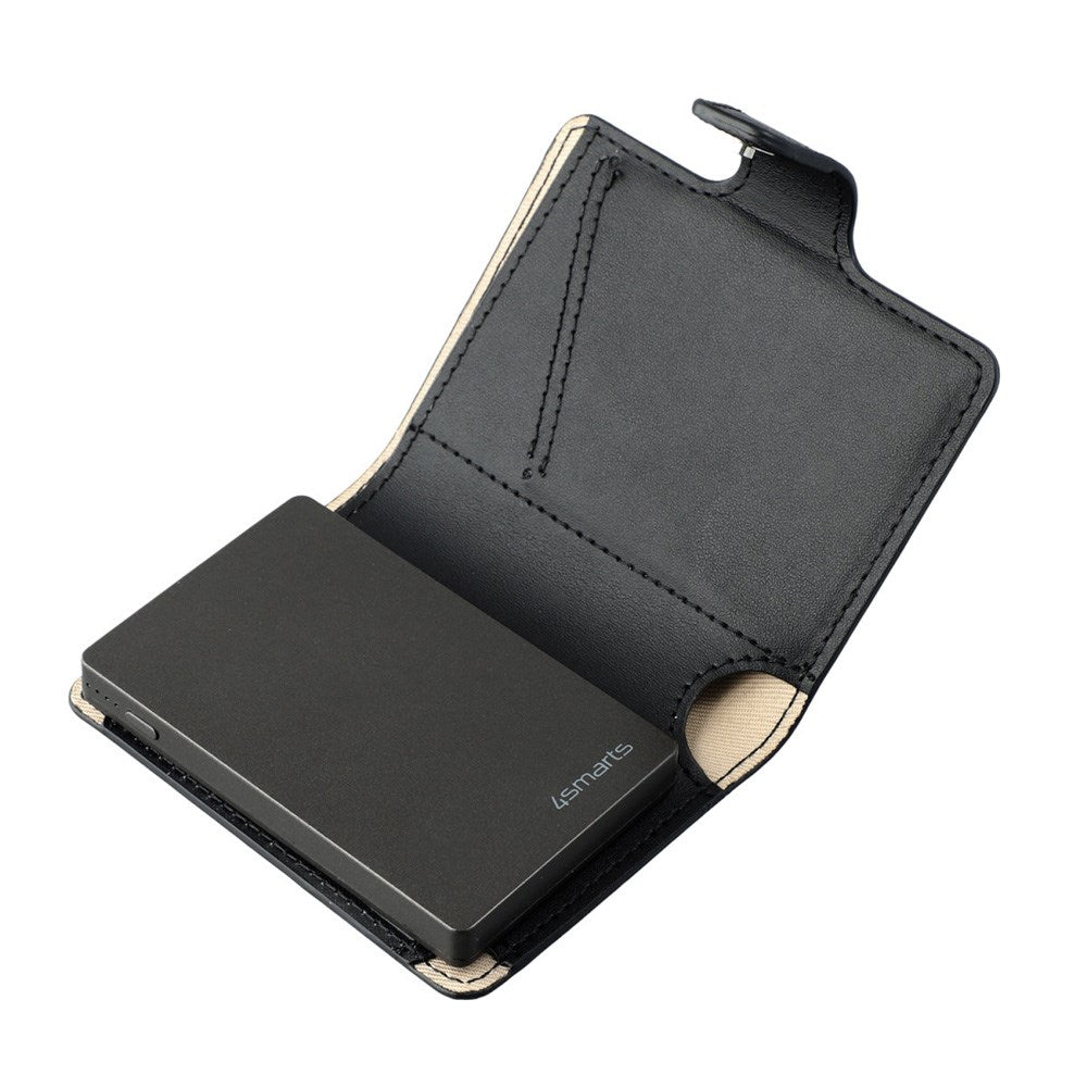 4Smarts - PowerBank Wallet 3000 mAh - Sort