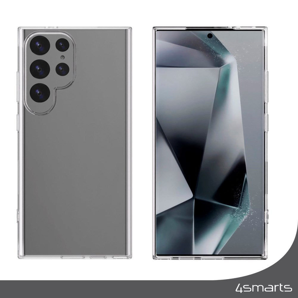 4Smarts 360° Protection Set m. Cover & Skærmbeskyttelsesglas - Samsung Galaxy S25 Ultra - Gennemsigtig