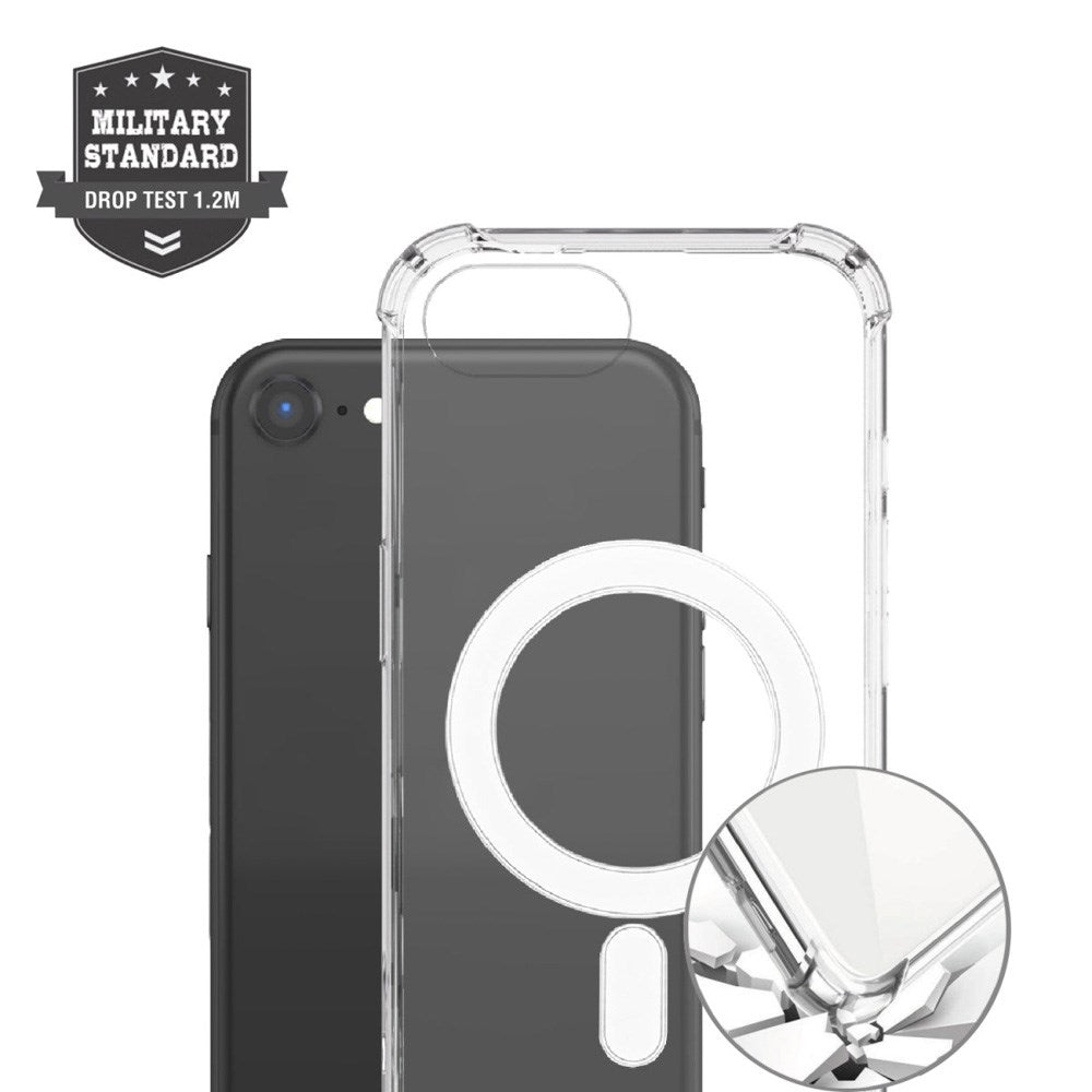 4smarts - iPhone 16e Ibiza Hybrid Cover - MagSafe Kompatibel - Gennemsigtig