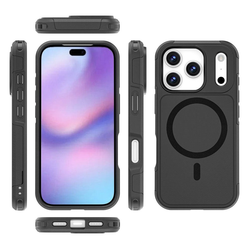 4Smarts iPhone 17 Pro Defend Mobil Cover - MagSafe Kompatibel - Sort