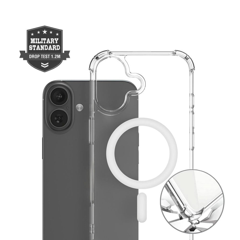 4Smarts iPhone 17 IBIZA Hybrid Case - MagSafe Kompatibel - Gennemsigtig