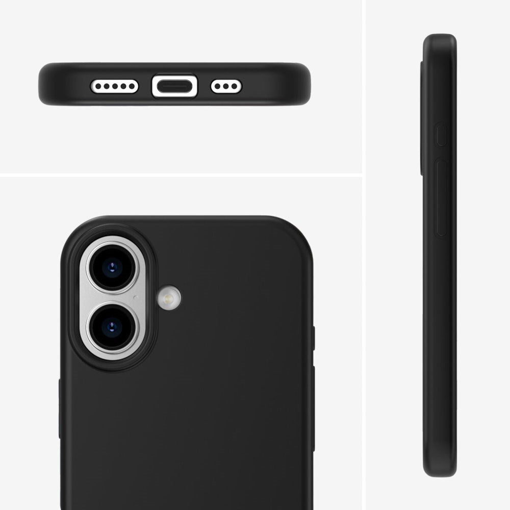 4Smarts iPhone 17 Silikone Mobil Cover - MagSafe Kompatibel - Sort
