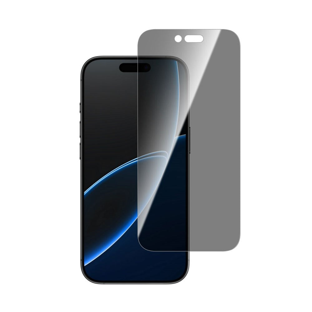 4Smarts iPhone Air Second Glass Beskyttelsesglas m. Monteringsramme - Privacy Funktion - Gennemsigtig