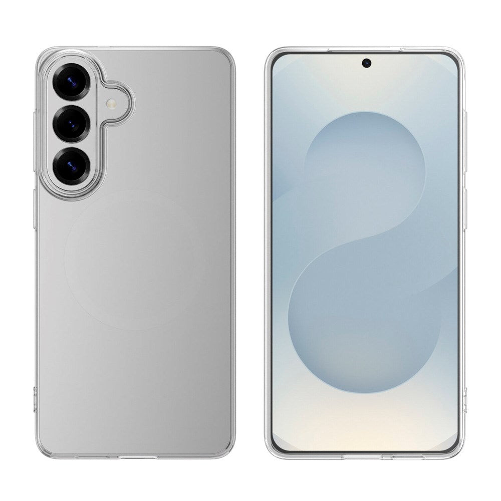 4smarts Samsung Galaxy S26+ (Plus) 2-i-1 Beskyttelsessæt - Cover & Skærmbeskyttelsesglas - Gennemsigtig