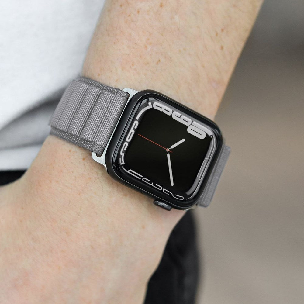 Vonmählen Apple Watch (38/40/SE/41/42mm) Action Loop Nylon Urrem - Grå
