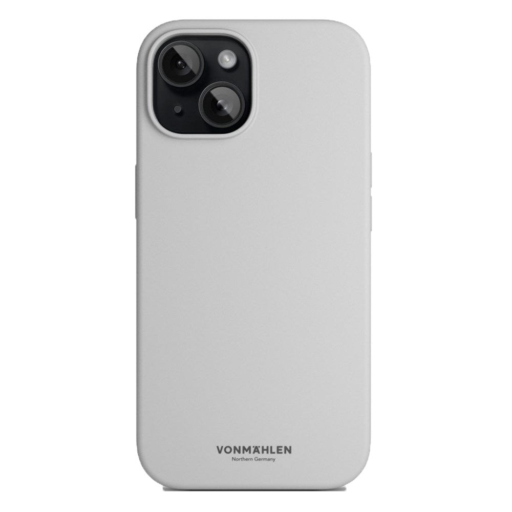 Vonmählen iPhone 15 Plus Eco Silikone Bagside Cover - MagSafe Kompatibel - Grå