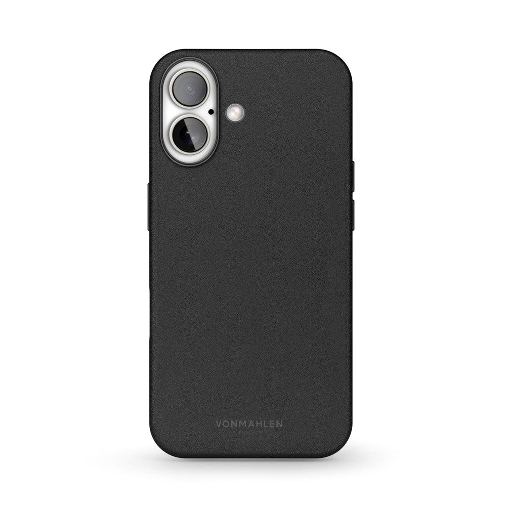 Vonmählen iPhone 16 Like Leather Bagside Cover - MagSafe Kompatibel - Black
