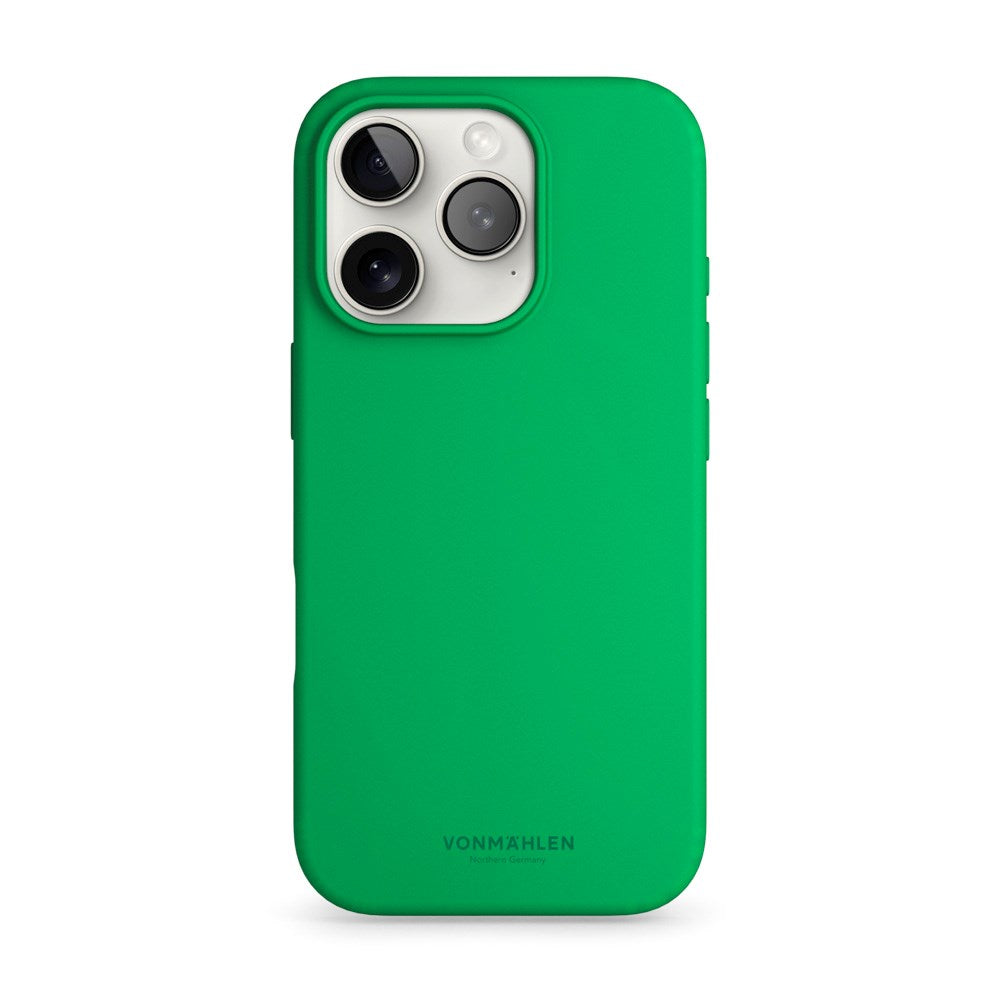 Vonmählen iPhone 16 Pro Eco Silikone Bagside Cover - MagSafe Kompatibel - Green Haven