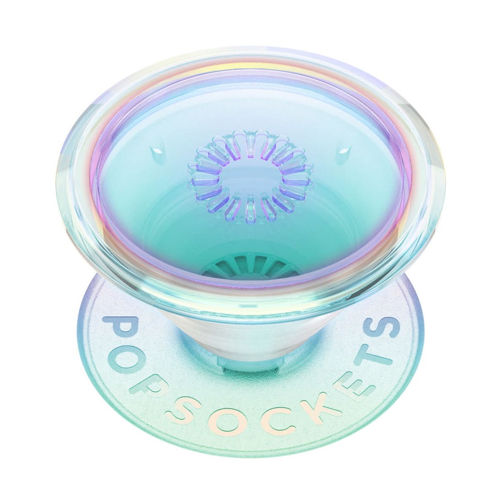 POPSOCKETS PopGrip Aftageligt Greb m. Standerfunktion - Clear Iridescent