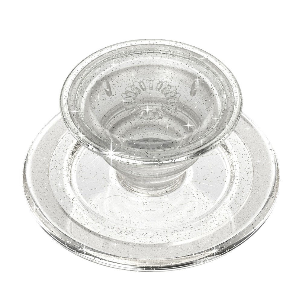 POPSOCKETS PopGrip MagSafe - Stander & Greb - Clear Glitter