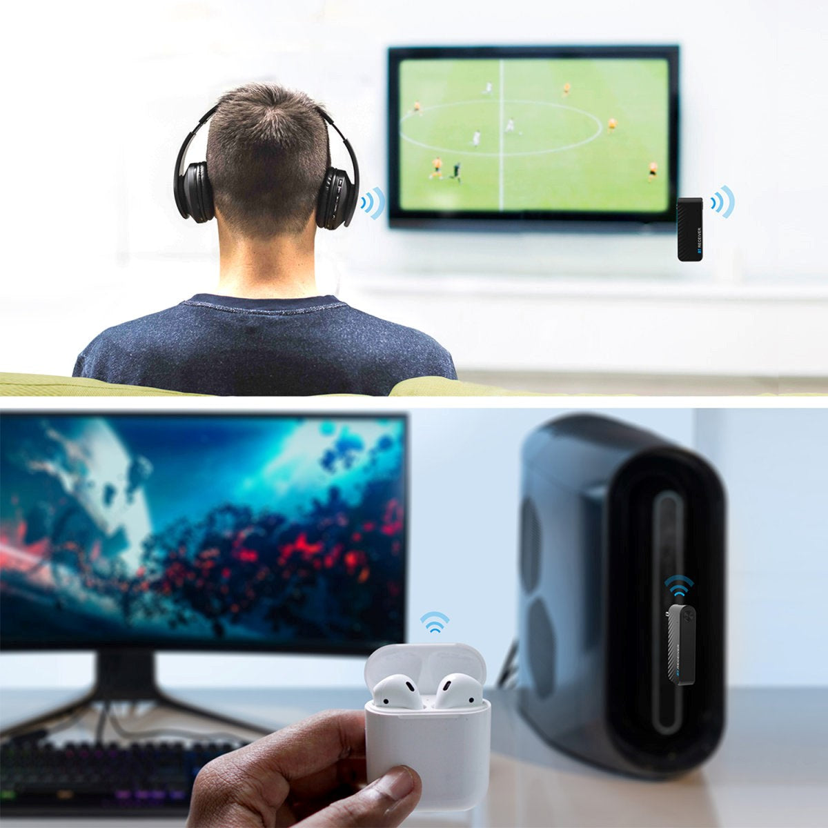 4smarts B9 Bluetooth Audio Transmitter - Sort