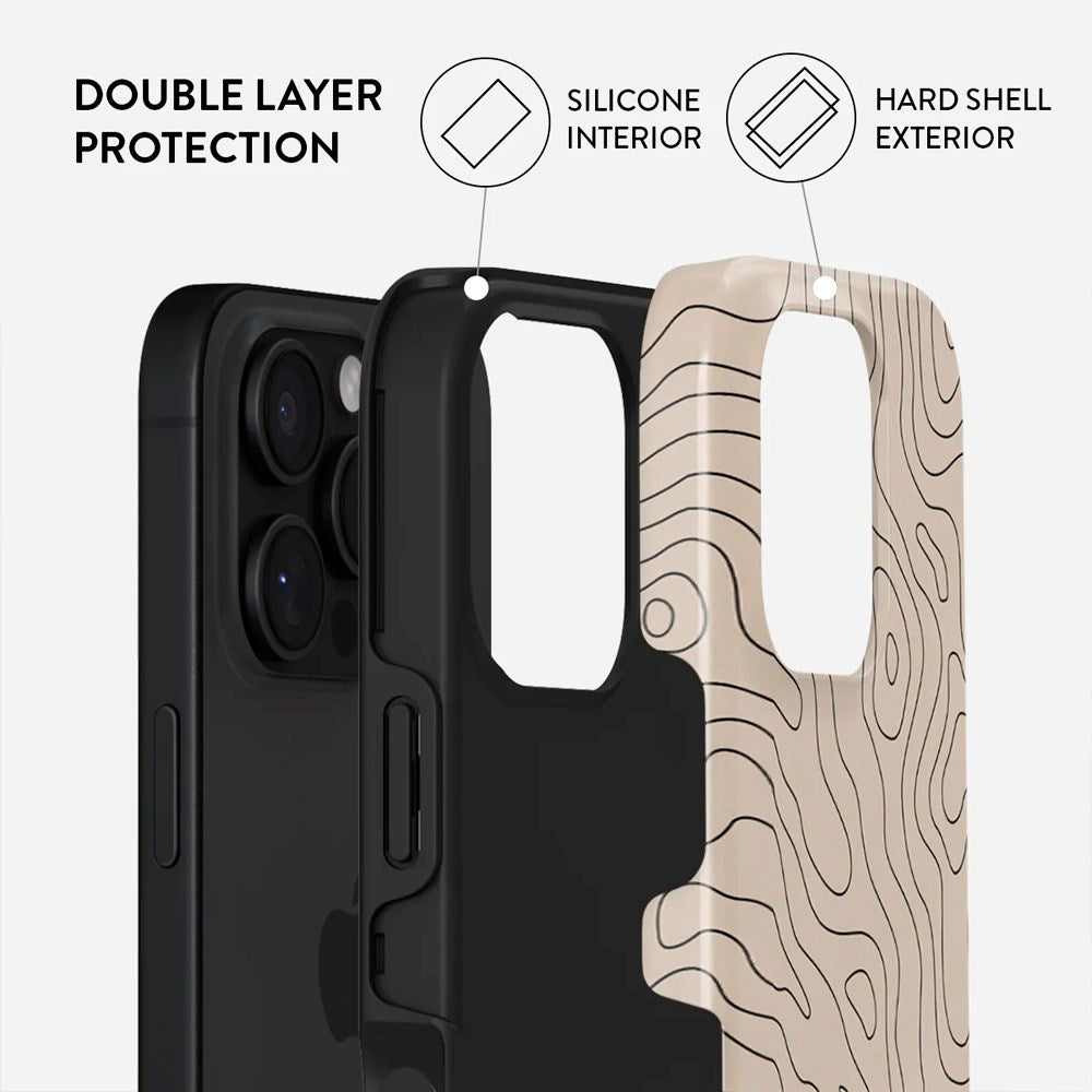 Burga iPhone 16 Pro Tough Fashion Cover - MagSafe Kompatibel - Wild Terrain