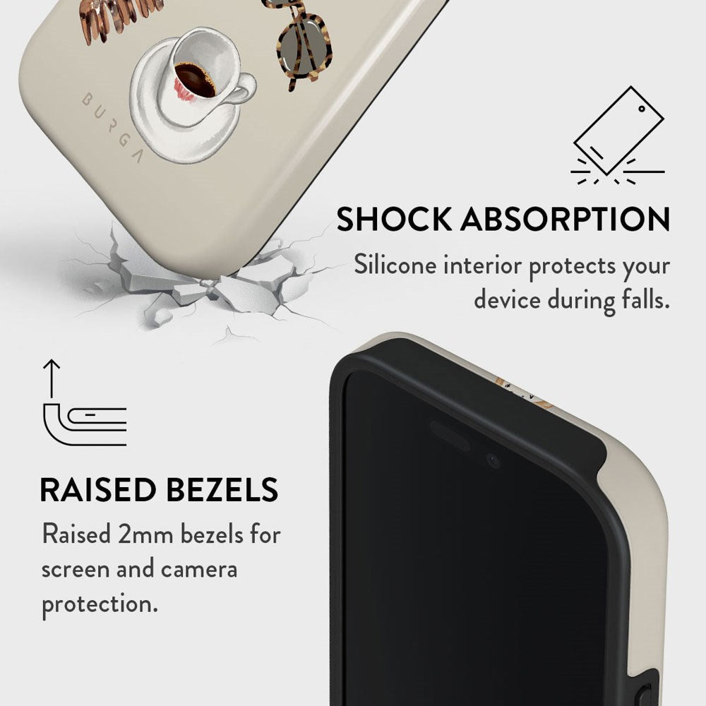 Burga iPhone 16 Pro Tough Fashion Cover - Boss Babe